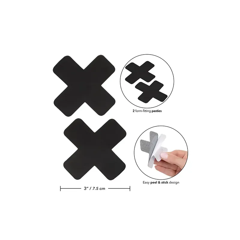 Boundless X-Shape Nipple Pasties with Self-Adhesive Tape