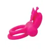 Silicone Rechargeable Butterfly Dual Cock Ring