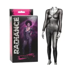 Radiance Crotchless Bodysuit with Rhinestones