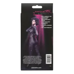 Radiance Crotchless Bodysuit with Rhinestones