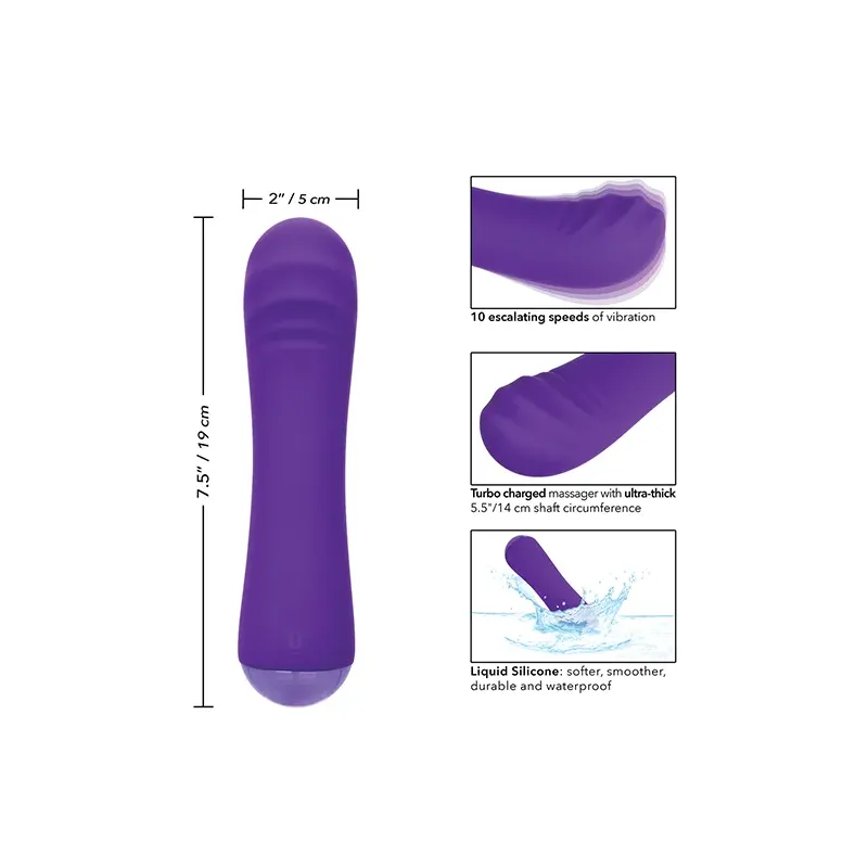Thick Vibrator with Ripple G Shaft