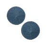 Round Denim Pasties with Peel and Stick Adhesive
