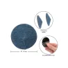 Round Denim Pasties with Peel and Stick Adhesive