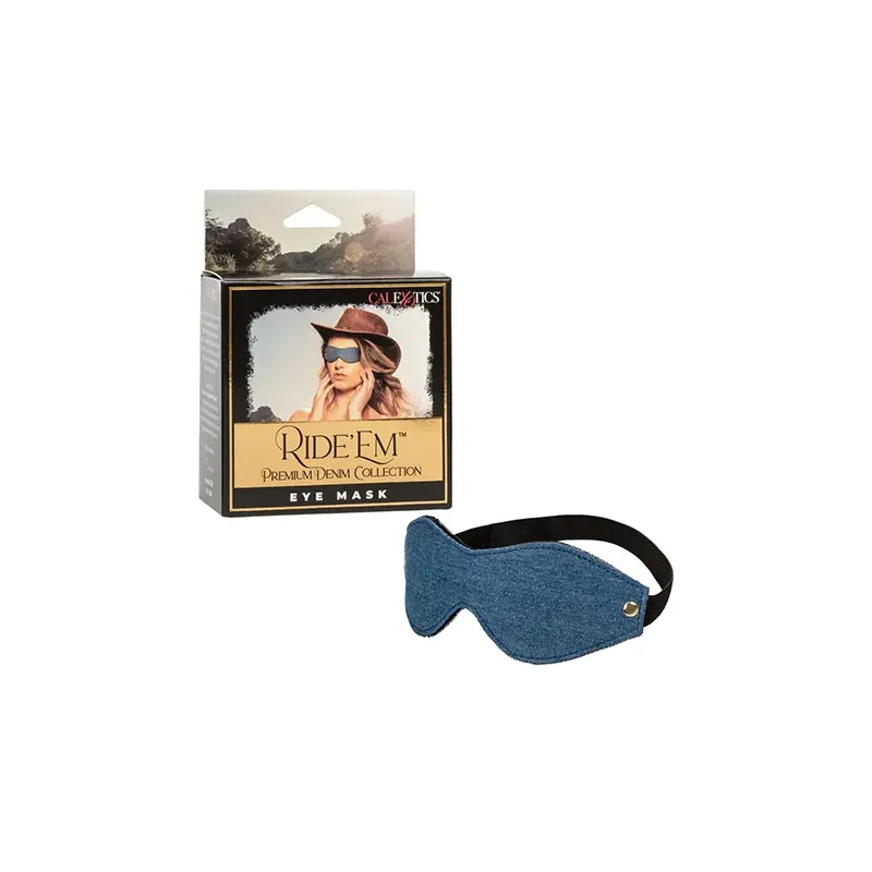 Denim Eye Mask with Double Padding