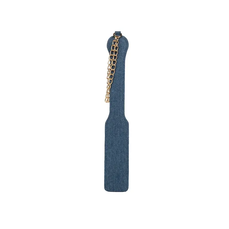 Denim Paddle with Chain Wrist Strap