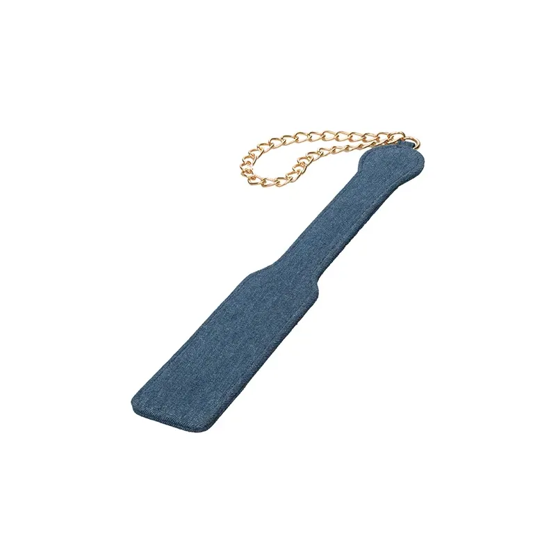 Denim Paddle with Chain Wrist Strap