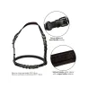 Halter Buckle Body Harness in Black