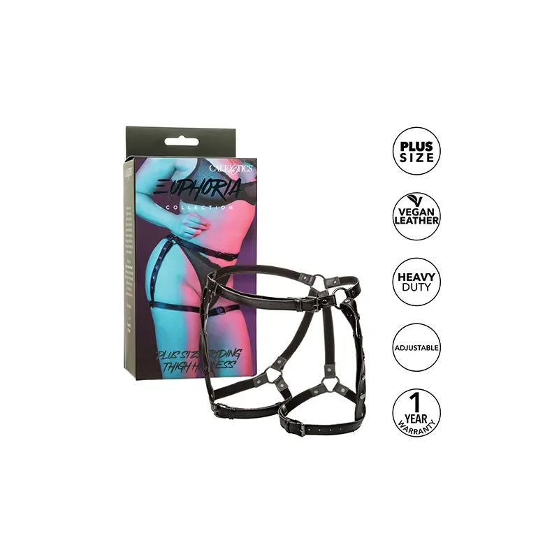 Plus Size Riding Thigh Harness with Adjustable Straps