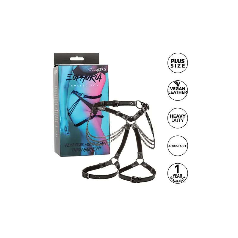 Plus Size Multi Chain Thigh Harness