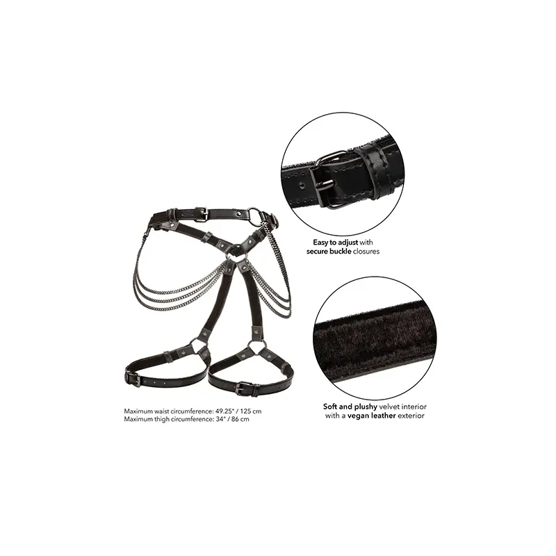 Plus Size Multi Chain Thigh Harness