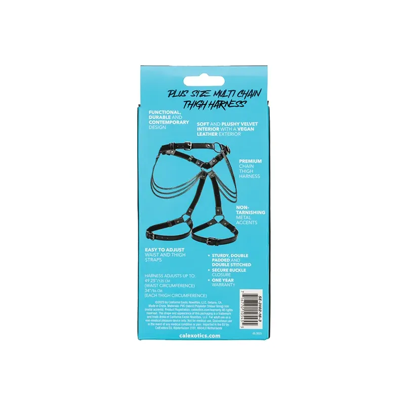 Plus Size Multi Chain Thigh Harness
