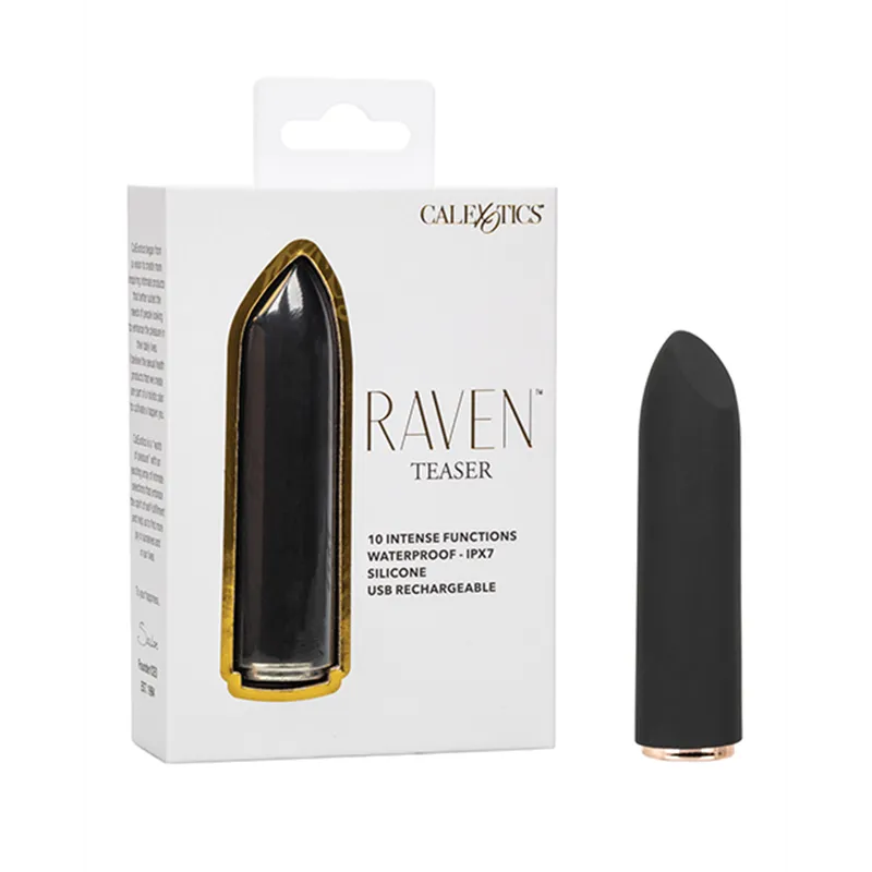 Raven Teaser Compact Vibrator with Pinpoint Tip