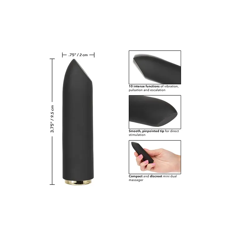 Raven Teaser Compact Vibrator with Pinpoint Tip