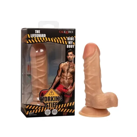 The Lifeguard Suction Cup Dildo in Tan