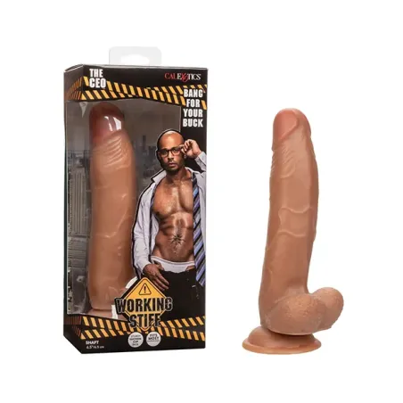 Working Stiff CEO Suction Cup Dildo in Tan