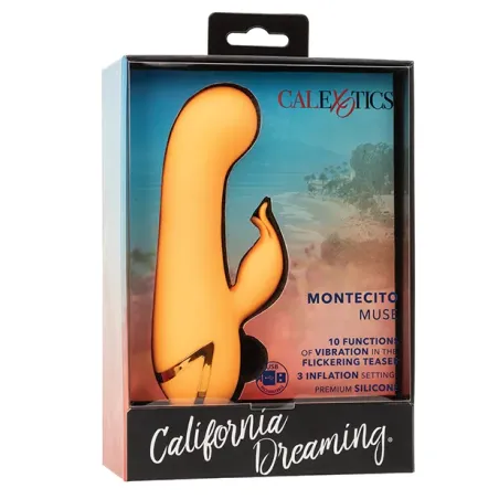 Montecito Muse Dual Stimulation Rabbit Vibrator with Inflation