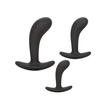 Silicone Anal Training Kit with Prostate Curve, 3 Piece