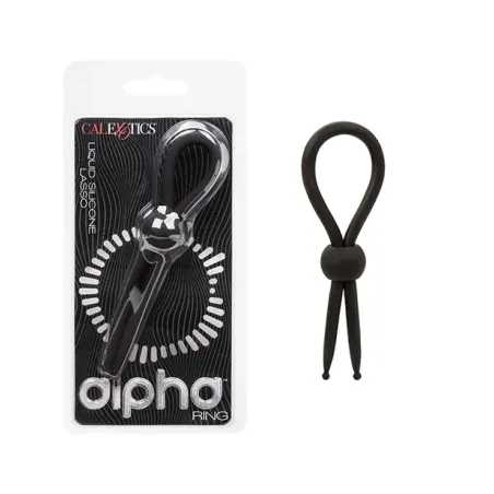 Liquid Silicone Lasso Cock Ring with Adjustable Cinch