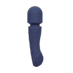 Dual Motor Wand Massager with Flexible Ridged Head