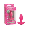 Glow in the Dark Vibrating Butt Plug with Textured Silicone