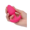 Glow in the Dark Vibrating Butt Plug with Textured Silicone