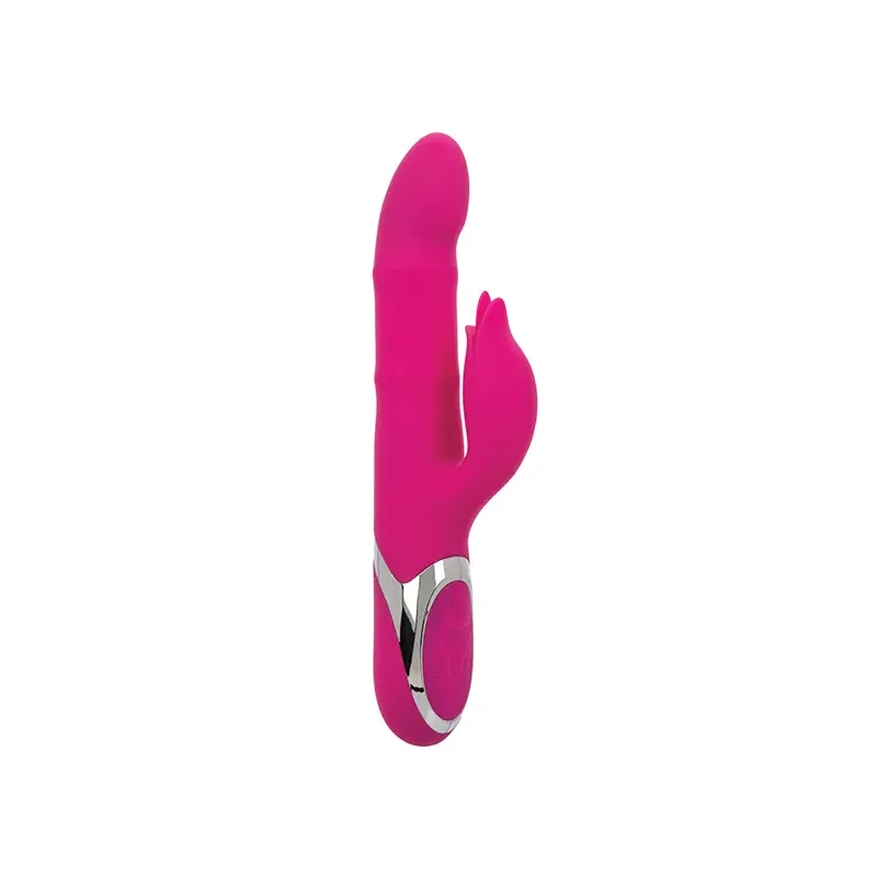 Dual Stimulator Rabbit Vibrator with Beaded Shaft