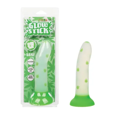 Glow-in-the-Dark Silicone Dildo with Suction Cup Base