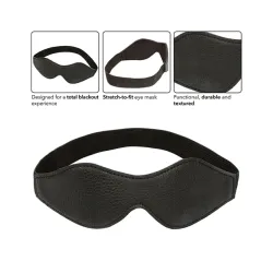 Nocturnal Collection Stretch Blindfold in Black