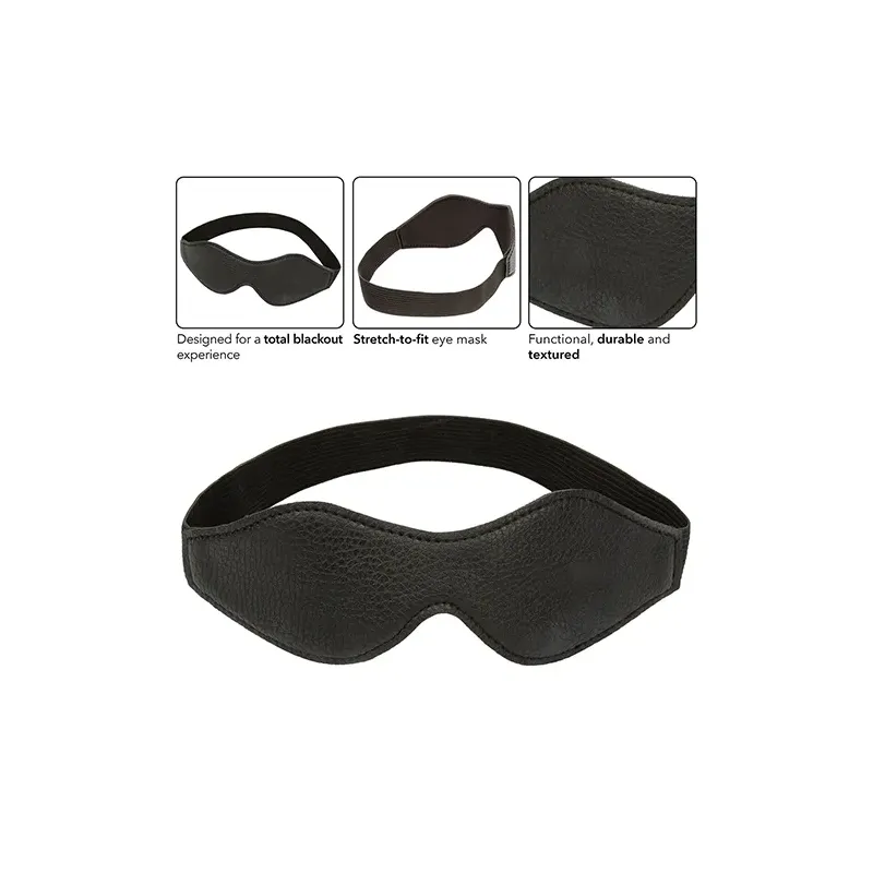 Nocturnal Collection Stretch Blindfold in Black