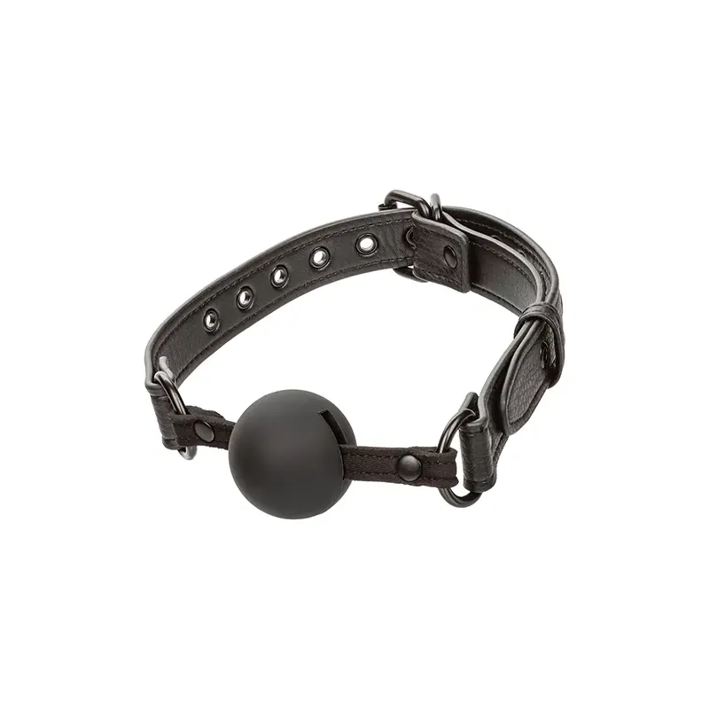 Nocturnal Collection Ball Gag with Adjustable Buckle Strap