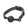 Nocturnal Collection Ball Gag with Adjustable Buckle Strap