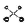 Adjustable Hog Tie with Swivel D-Ring Cuffs