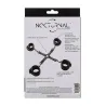 Adjustable Hog Tie with Swivel D-Ring Cuffs