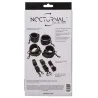 Nocturnal Collection Adjustable Bed Restraints with Cuffs