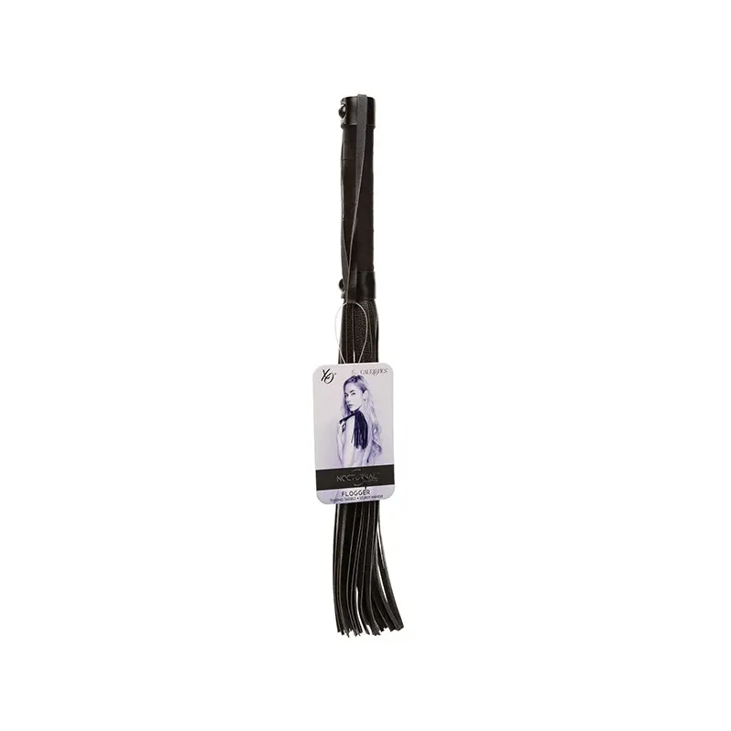 Nocturnal Collection Flogger with Neoprene Tassels