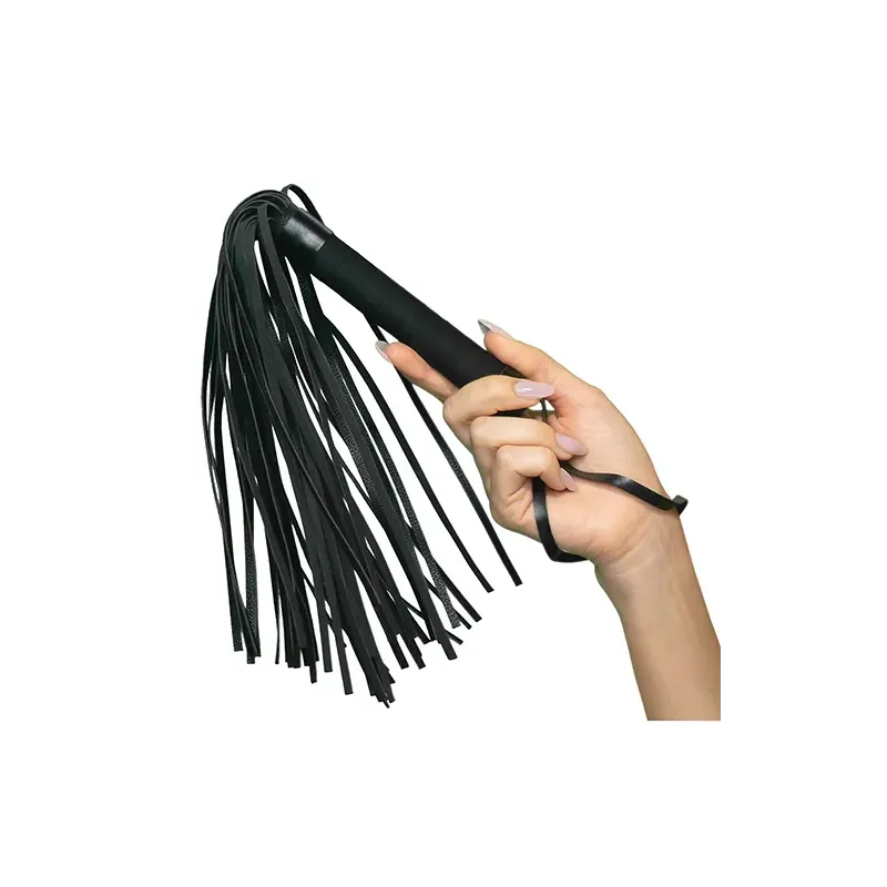 Nocturnal Collection Flogger with Neoprene Tassels