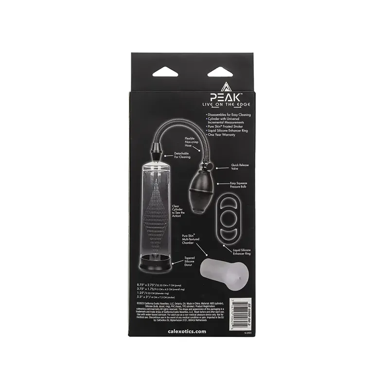 Peak Pump Edging Kit with Stroker and Enhancer Ring