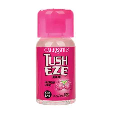 Tush Eze Strawberry Scented Water-Based Lubricant 6 oz
