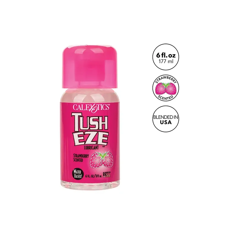 Tush Eze Strawberry Scented Water-Based Lubricant 6 oz