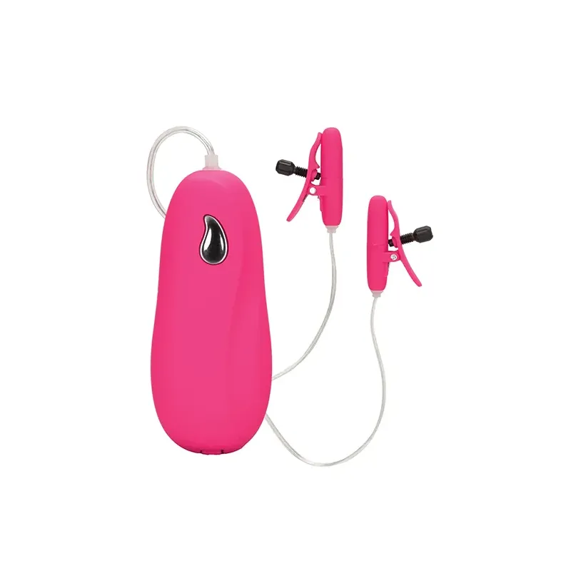 Vibrating Heated Nipple Teasers with Adjustable Clamps