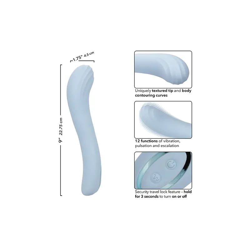 Contoured G-Spot Vibrator with 12 Functions