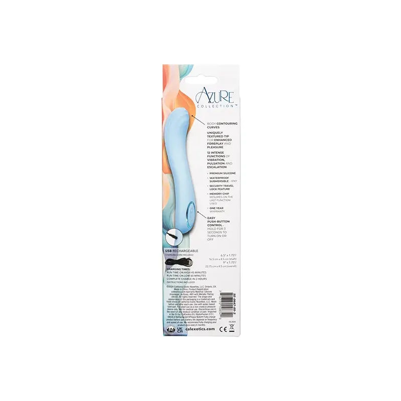 Contoured G-Spot Vibrator with 12 Functions