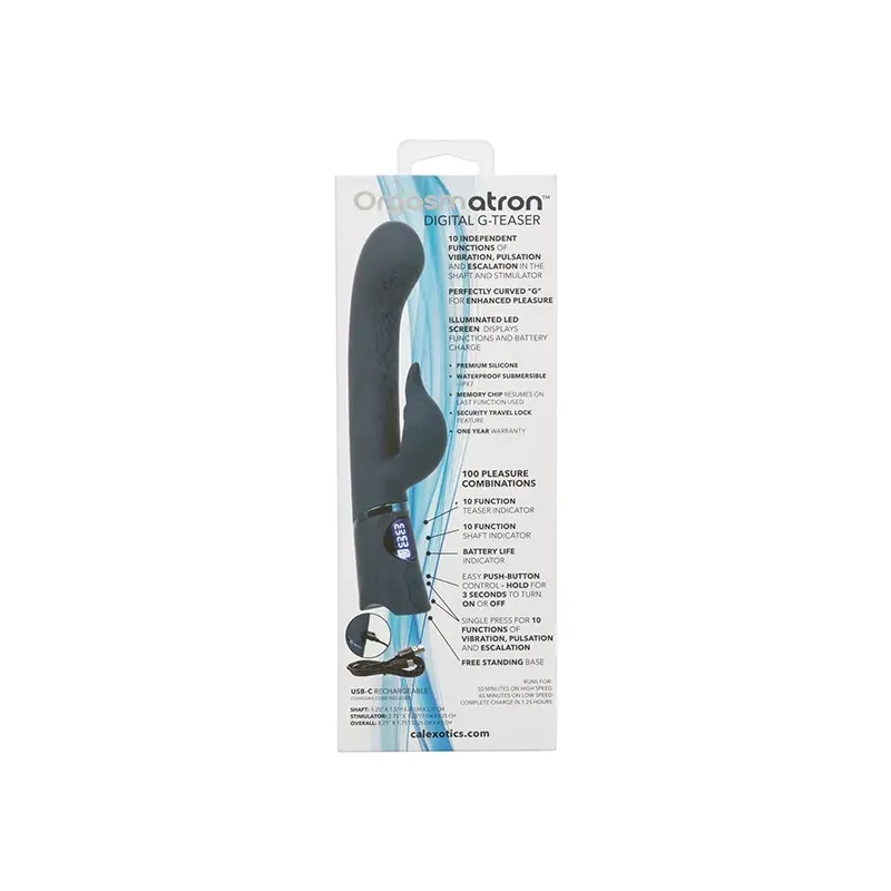 Digital G-Teaser Rabbit Vibrator with LED Screen