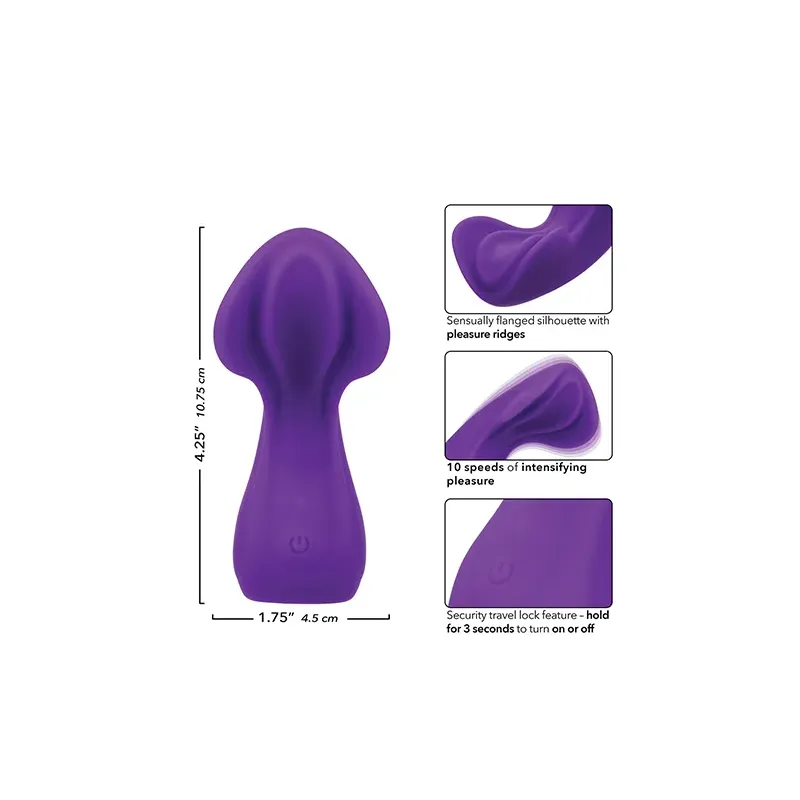 Cascade Wave Clitoral Vibrator with Pleasure Ridges