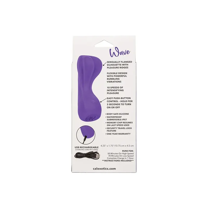 Cascade Wave Clitoral Vibrator with Pleasure Ridges