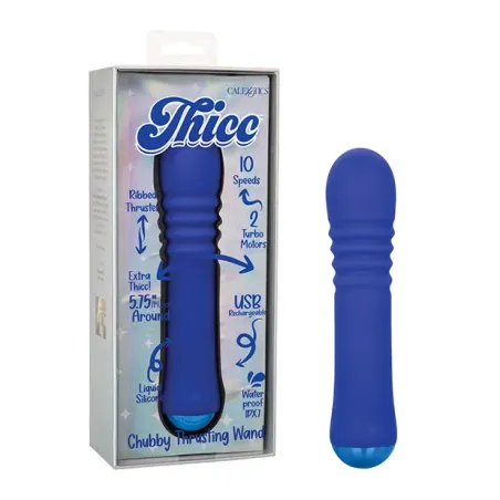 Thrusting Wand Massager with Dual Motors
