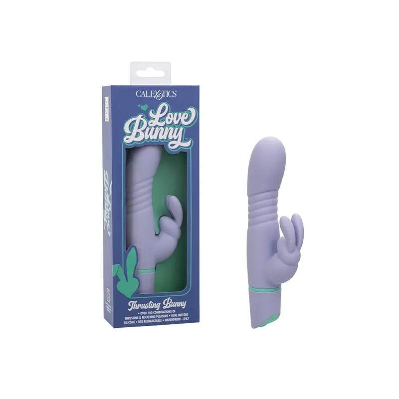 Thrusting Rabbit Vibrator with Dual Motors