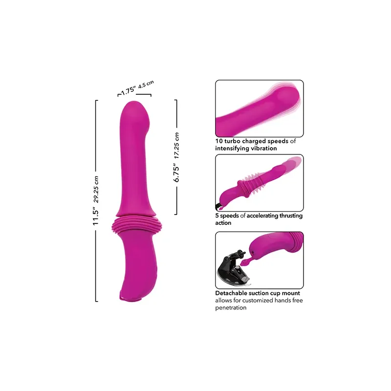 Overdrive Smooth Thruster Sex Machine with Remote Control