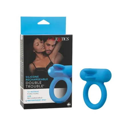 Couples Vibrating Enhancer with Flickering Dual Teasers