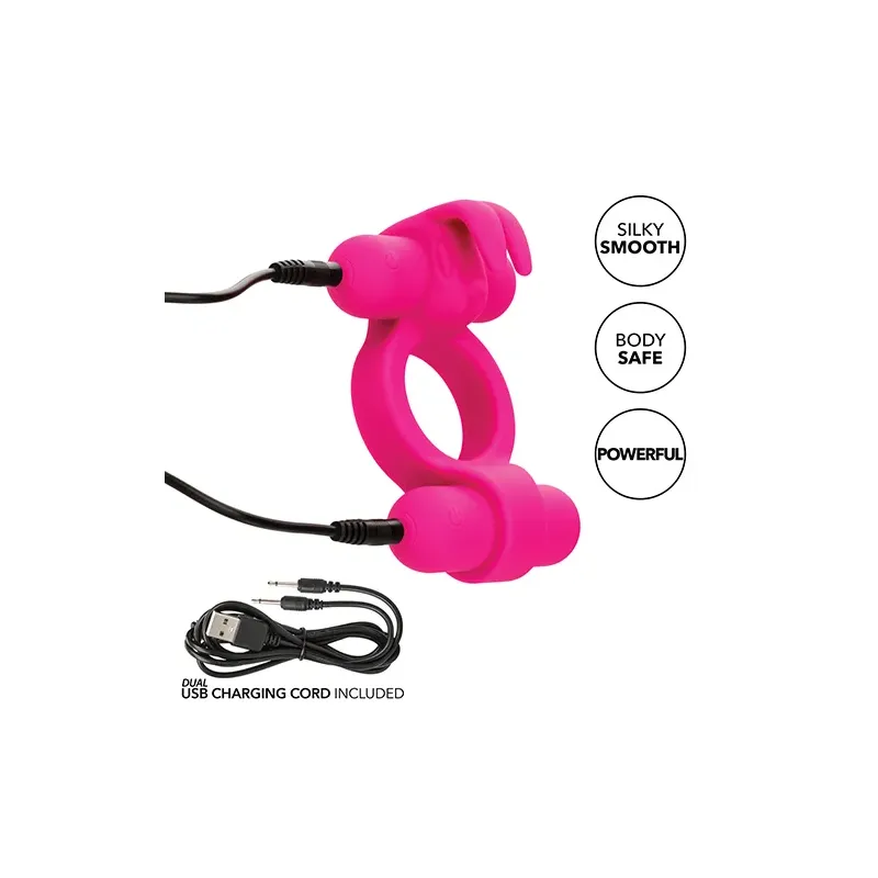 Rockin' Rabbit Silicone Couples Vibrating Enhancer